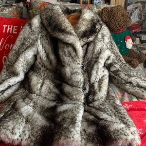 Faux fur coat
